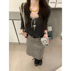 批发小女人减龄蝴蝶结针织开衫+<b class='q'>吊带</b>绑带背心两件套套装
