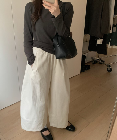 실사 26 가을 켜기 새로운 하느님 바지 반드시 가져 가라. 폭발 허리밴드 8 점 넓은 다리 캐주얼 바지