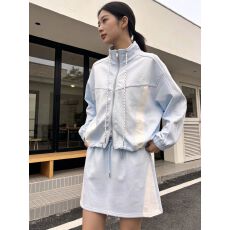 批发小个子休闲运动风卫衣套装女春秋季2026新款<b class='q'>时尚</b>半身短裙子两件套