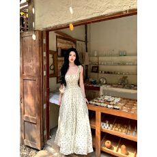 批发【4/30 PM20 新品上新】一颗甜桃yikett波点连衣裙