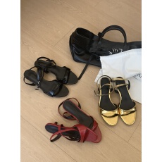 HD 时尚新品小众圆头猫跟凉鞋