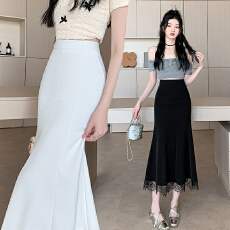 批发实拍高腰半身长裙女春夏垂感一步包臀裙2025新款<b class='q'>西装</b>裙<b class='q'>中长款</b>裙子