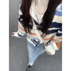 批发秋冬新款露肩毛衣慵懒设计中长款针织<b class='q'>连衣裙</b>软软糯糯上衣