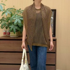 批发2026年夏季百搭时尚洋气韩系优雅圆领镂空透视+披肩罩衫两件<b class='q'>套装</b>