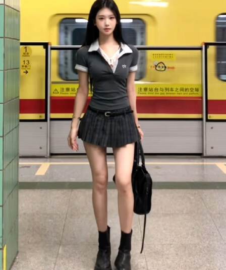 자이언트 잘 생긴 ~ 중 여름 세트 작은 키 아메리칸 핫걸 레이스 조각 V넥 티셔츠 맨위 플리츠 스커트 투피스 세트