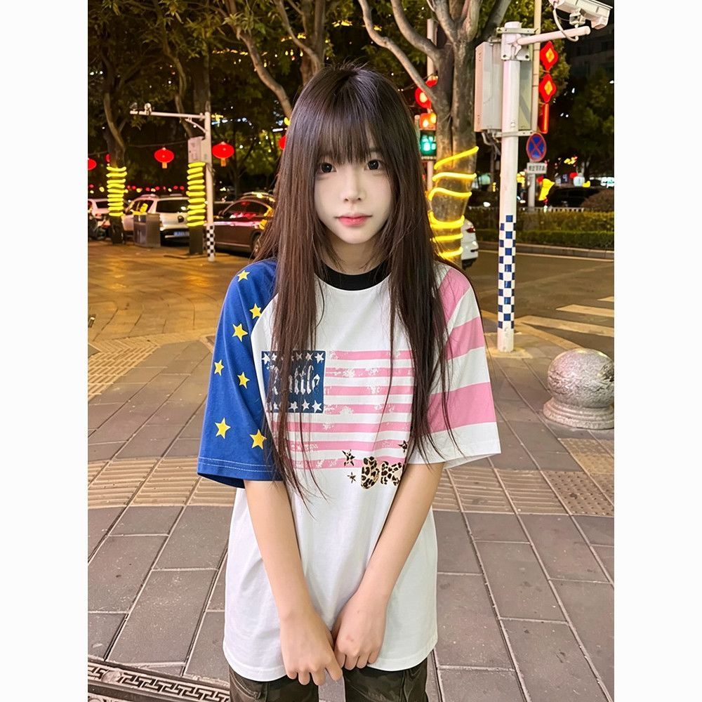 순면 220 그램 반팔 티셔츠 여성