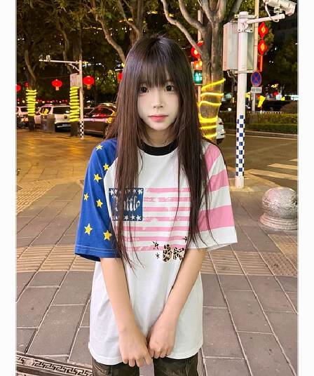 순면 220 그램 반팔 티셔츠 여성