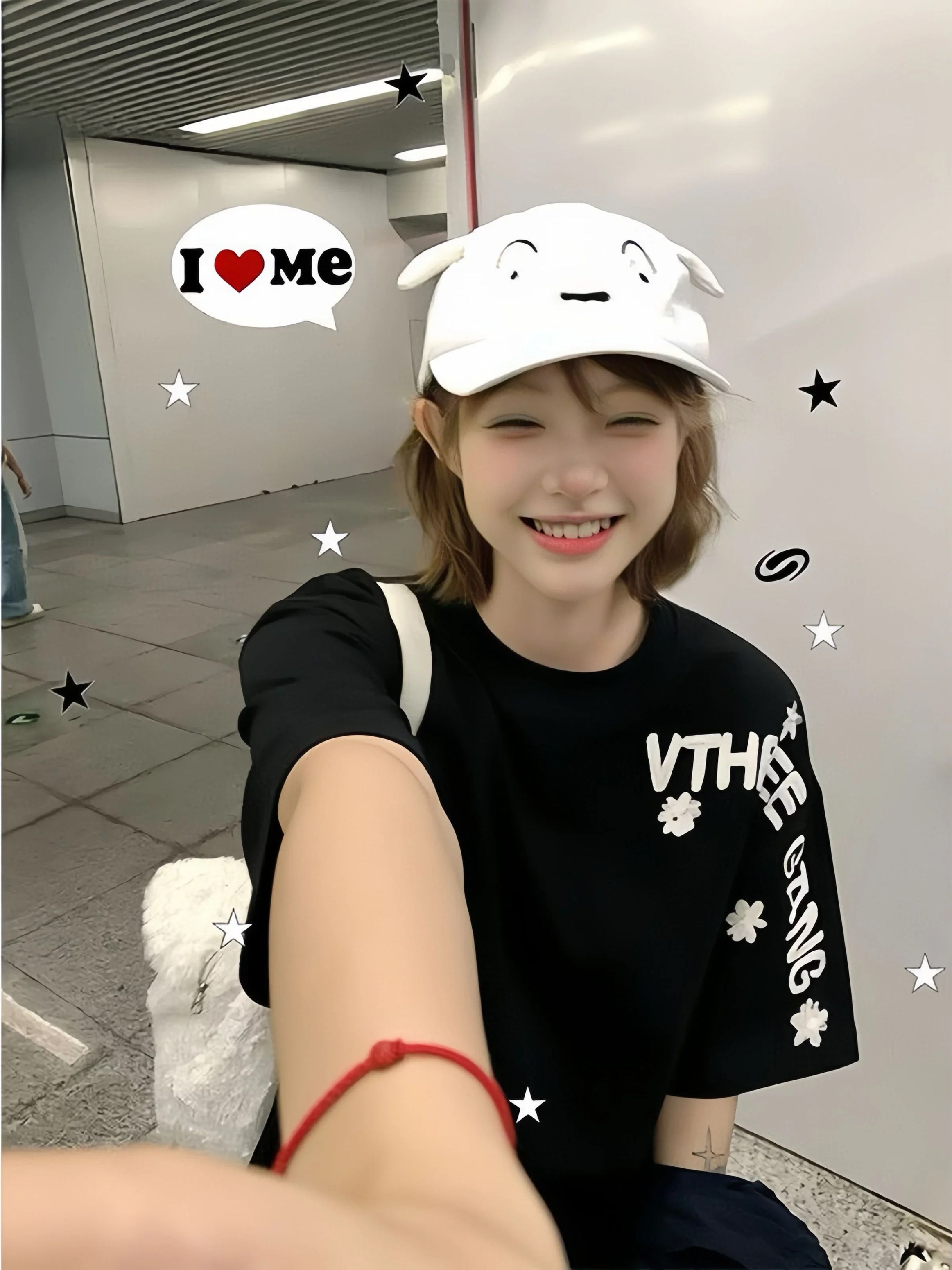 자수 네리 가게 천 순면 220 그램 반팔 티셔츠 여성