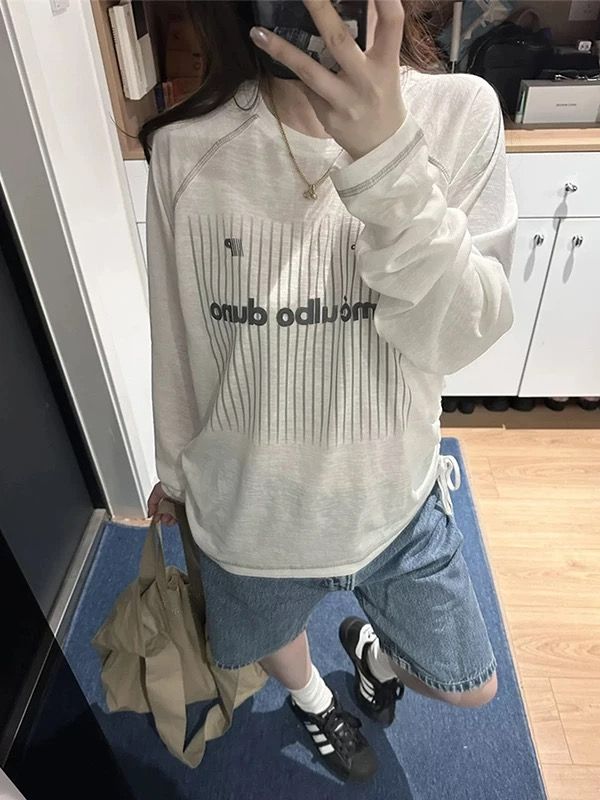 명중 인터넷 광저우 눈꽃 면 자외선 차단 블라우스 여성