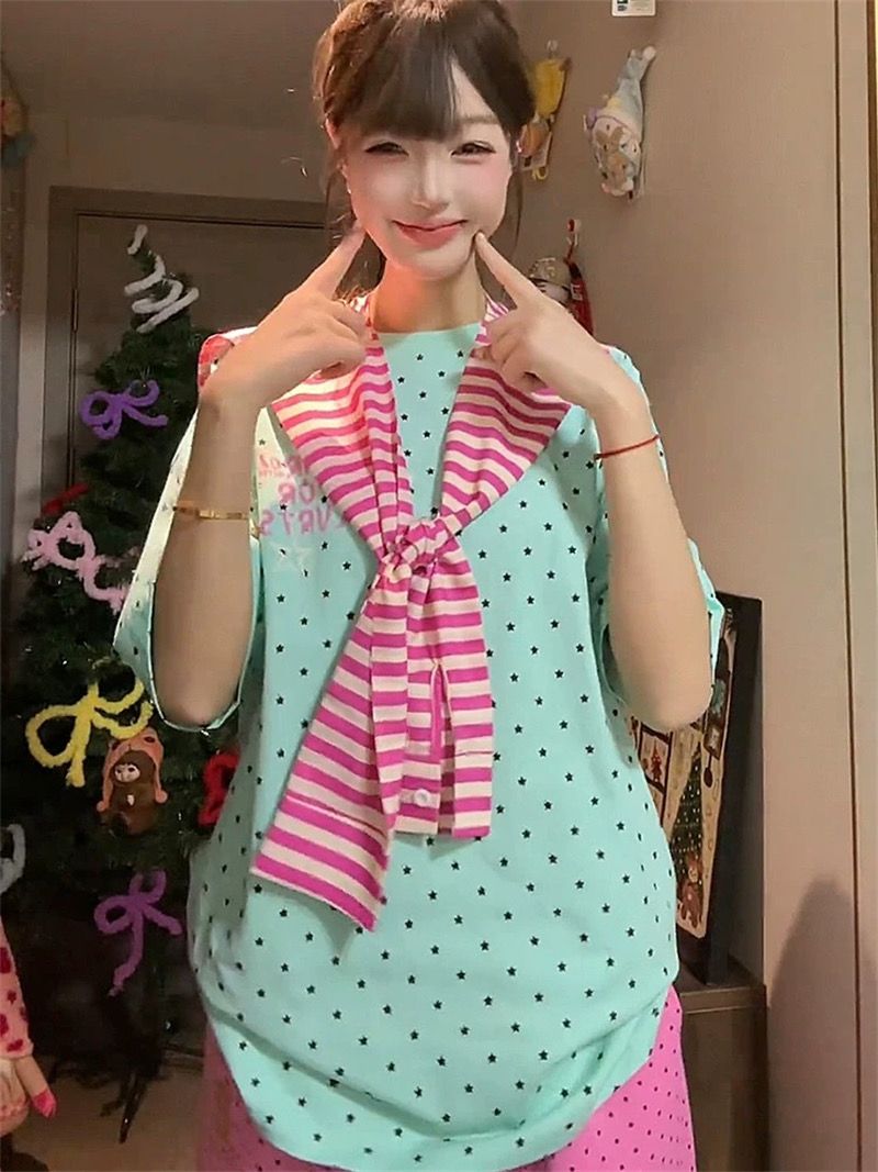 순면 220 그램 빗질하다 닫기 반팔 티셔츠 여성