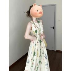 批发高级感法式无袖<b class='q'>背心</b>碎花连衣裙子女夏季2026新款海边度假气质<b class='q'>长裙</b>