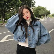 批发新款秋季小外套宽松韩版短款上衣洋气长袖<b class='q'>百搭</b>网红牛仔夹克女