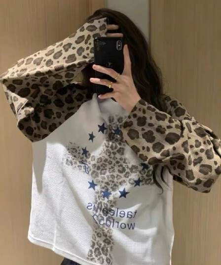 65 35 후아 남편 그리드 250그램 긴팔 티셔츠 여성