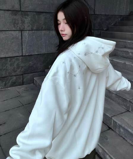 얇은 스타일 털이 있는 이후 패키지 칼라 원본 솜씨 순수한 Mianhua 면 복합 후드티 여성