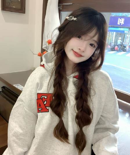 얇은 스타일 털이 있는 순수한 Mianhua 면 복합 후드티 여성