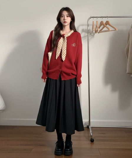 가을 2026 새로운 여성 의류 슈퍼 화재 빛 요리 한 빛 사람들 코치 자이언트 잘 생긴 재킷 빨간색 맨위