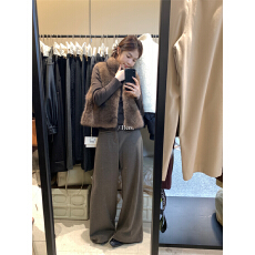 批发简约气质日常毛毛马甲<b class='q'>百搭</b>保暖立领仿皮草外套女