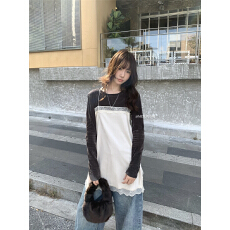 批发层次感拿捏韩感叠穿<b class='q'>蕾丝</b>拼接丝绒短裙吊带<b class='q'>连衣裙</b>