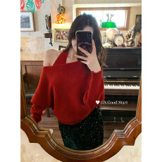 批发“销量暴涨”多种穿法不挑人秋冬气质华夫格宽松针织衫+背心套装