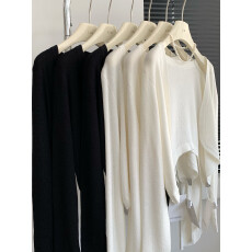 批发春夏季配吊带裙外搭针织开衫外披防晒罩衫弧形小披肩薄款坎肩短款