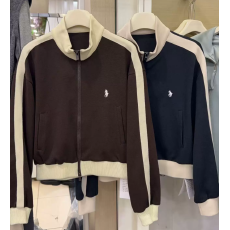 批发韩系立领小马刺绣撞色<b class='q'>棒球</b>服卫衣外套女秋休闲小个子夹克运动开衫