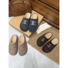 批发网红毛呢博肯鞋厚底半托女外穿一脚蹬森系保暖毛毛鞋<b class='q'>百搭</b>单鞋