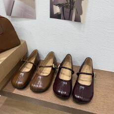 批发法式复古假分趾浅口单鞋女2026春季新款一脚蹬单鞋奶奶鞋