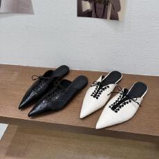 批发2026时尚新款平底包头一脚蹬半托鞋穆勒鞋法式女平底晚晚风