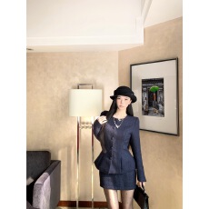 批发实拍实价 秋<b class='q'>冬</b>富家千金小香风浅黄色花朵羊毛粗花呢外套短裤套装