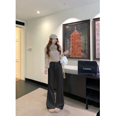 批发实拍实价 加厚加绒收腰提臀休闲裤女辣妹高腰显瘦保暖弹力喇叭裤