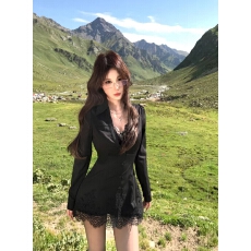 批发【摩登教师】辣妹纯欲修身衬衫裙+<b class='q'>蕾丝</b>内衣+打底短裤新款三件套<b class='q'>女</b>