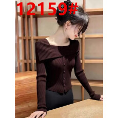 批发咖色针织衫女冬季打底内搭高端轻熟<b class='q'>气质</b>独特超好看修身保暖厚上衣