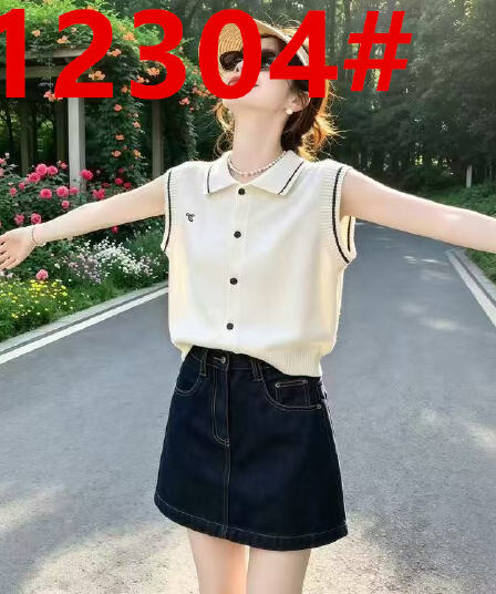 여름 패션 핫걸 작은 대중 화이트 폴로 칼라 아름다운 익스트림 제인 바람 민소매 티셔츠 여성 고급 센스 느긋한 바람 맨위