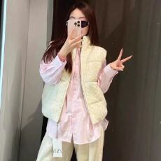 批发2026秋冬新品 女装<b class='q'>通勤</b>外穿立领无袖针织棉服背心马甲外套