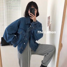 批发牛仔外套女韩国2025春秋季新款韩版宽松bf风网红洋气上衣