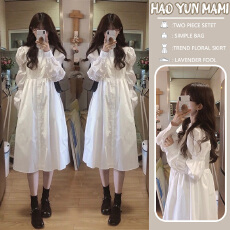 批发<b class='q'>孕妇装</b> 2026<b class='q'>新款</b><b class='q'>新款</b>春秋季法式甜美气质百搭款衬衫遮肚子连衣裙