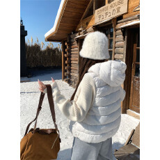 批发实拍实价~韩版针织拼接棉服女短款保暖<b class='q'>棉衣</b>小个子休闲外套