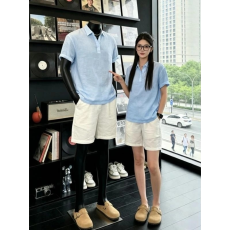 批发套装<b class='q'>男</b>款夏季老钱风短袖polo衫上衣<b class='q'>短裤</b>慵懒松弛感休闲搭配两件套