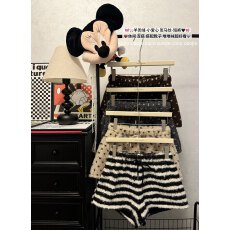 批发<b class='q'>实拍</b>秋冬韩系松紧腰系带宽松显瘦休闲短<b class='q'>裤</b>女爱心条纹羊羔毛绒短<b class='q'>裤</b>