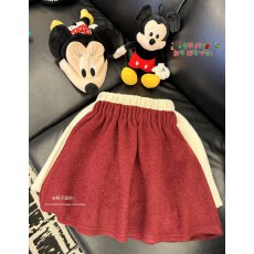 批发实拍 2026~新款纯色松紧腰褶皱半身裙女冬季<b class='q'>百搭</b>宽松显瘦毛呢短裙