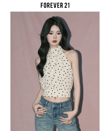 행침 목 도트 무늬 프릴 슬립 여성 여름 한 부서 순수한 욕망 백리스 민소매 쇼트 스타일 맨위