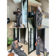 批发原创软糯秋冬气质慵懒风针织开衫<b class='q'>外套</b>女抹胸裙