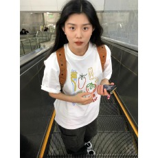 批发<b class='q'>夏季</b>纯棉正肩白色短袖T恤女2026新款爆款设计感美式宽松半袖上衣