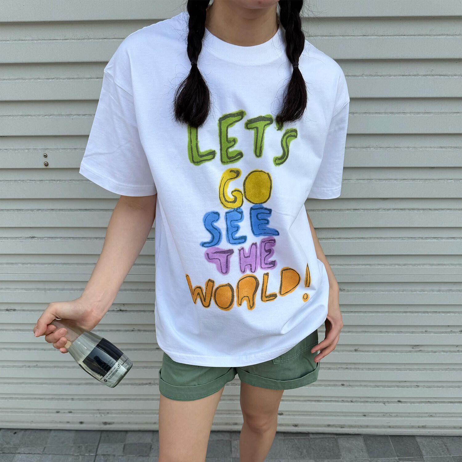 아메리칸 복잡한 고대 국가 트렌디 this 알파벳 반팔 티셔츠 남녀 같은 단락 루즈핏 다용도 커플 맨위 ins