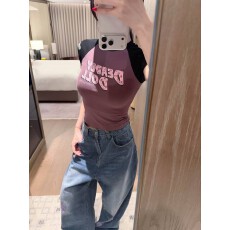 批发爆款人手一件撞色字母上衣