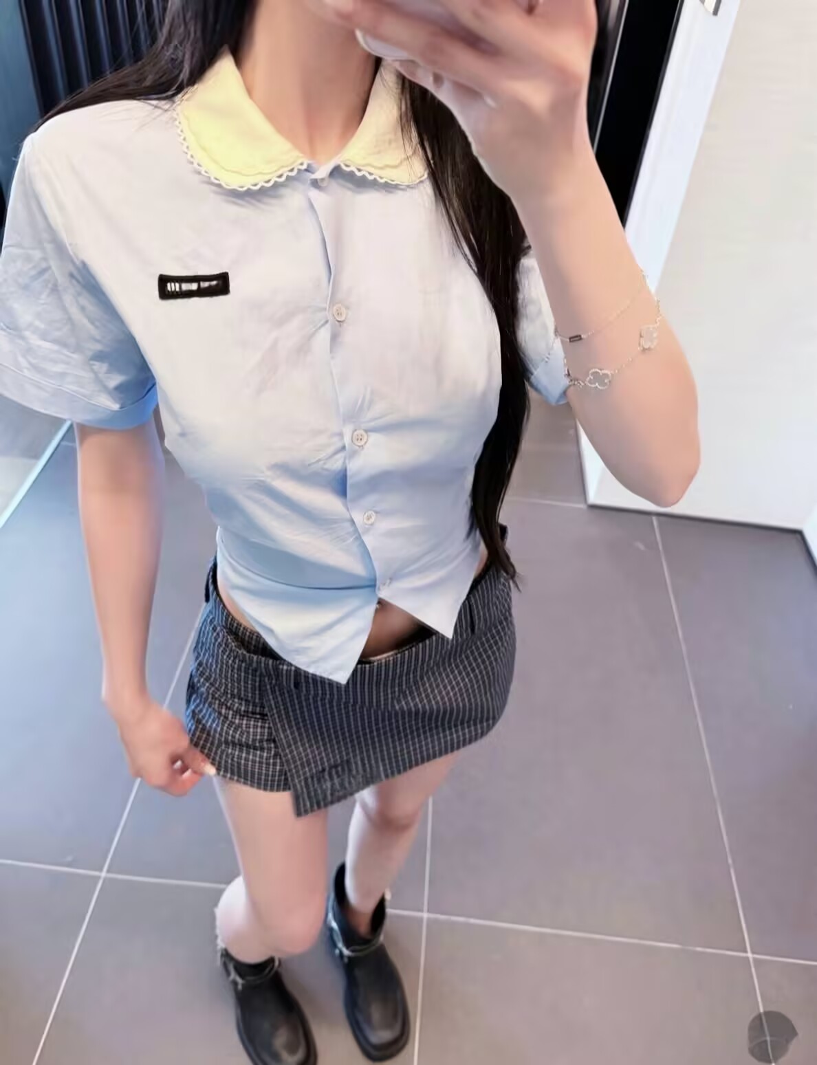 폭발 미아오 부서 연령 감소 섹션 반드시 입력 셔츠