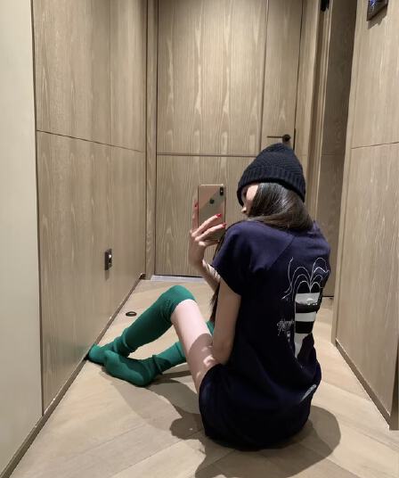 폭발 질감 십자가 캐주얼 세트