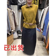 批发官图 秋冬新款纽扣<b class='q'>马甲</b>毛衣+打底衫+腰带三件套女 已出货
