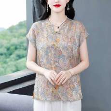 批发原版质量三天出货年轻妈妈装<b class='q'>夏季</b>气质时尚2026新款洋气中老年女装