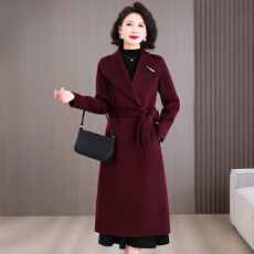 批发新款中老年<b class='q'>妈妈装</b>羊绒毛呢<b class='q'>外套</b>大衣